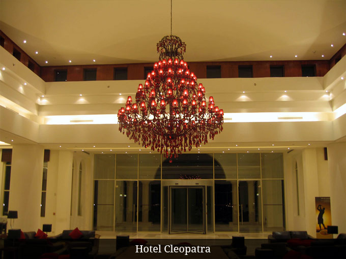 Kroonluchter Hotel Cleopatra